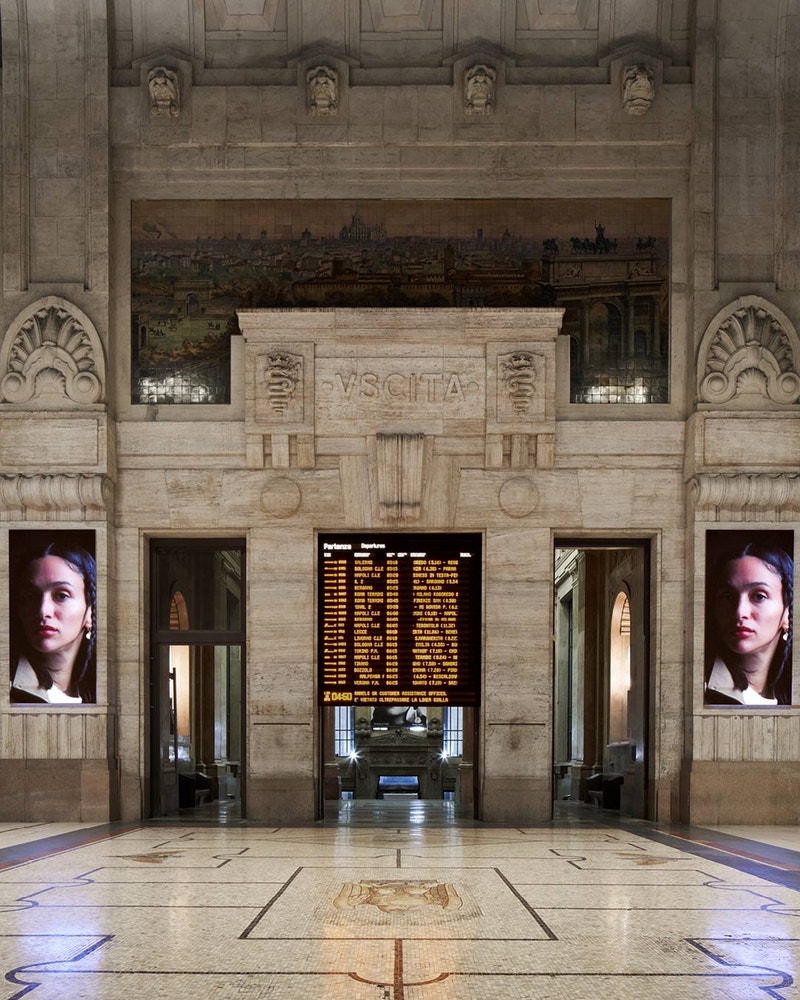 Moncler Exhibition In Milano Centrale Railway Station